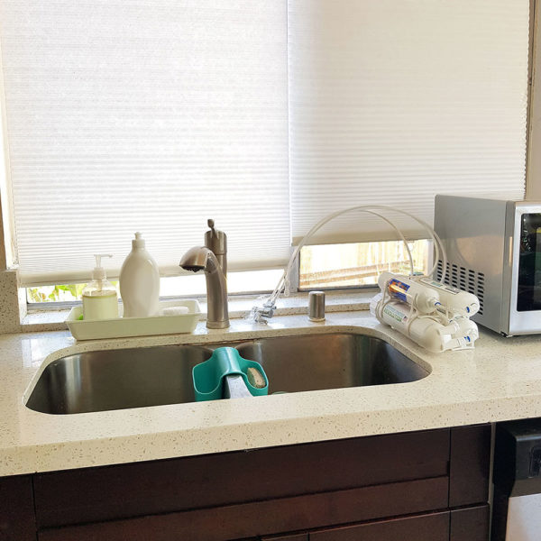 Sample Picture 4 Stage RO system on Countertop