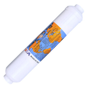 Inline Omnipure GAC T28 Carbon Filter — NSF Certified, USA-Made, 10″ × 2″, 1/4″