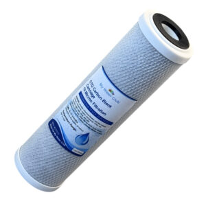 CTO Carbon Block Water Filter Cartridge — 10 Micron, 10″ x 2.5″ (9 7/8" x 2.5")