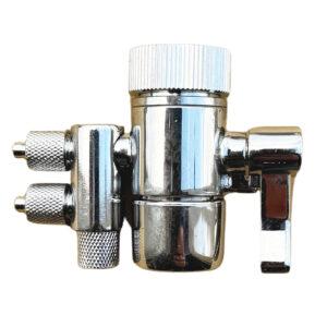 Dual Kitchen Faucet Diverter – 55/64″ Female (Fits Male Threaded Spouts)