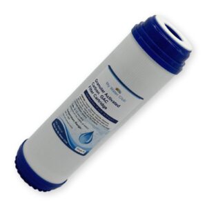 10″ × 2.5″ granular activated carbon GAC water filter cartridge.