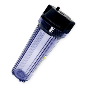 Replacement Clear Whole House Filter Housing with 3/4″ Port – Fits 10″ × 2.5″ Filter Cartridges