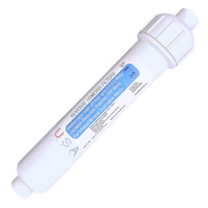 Inline 3-in-1 Alkaline Filter — pH Enhancement & Polishing, 10″ × 2″, 1/4″ & 3/8″