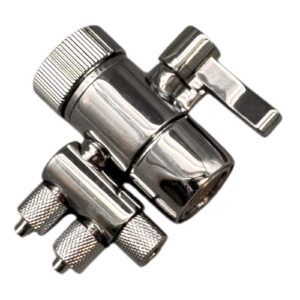 Dual Kitchen Faucet Diverter — Fits Male Threaded Spouts (55/64″)