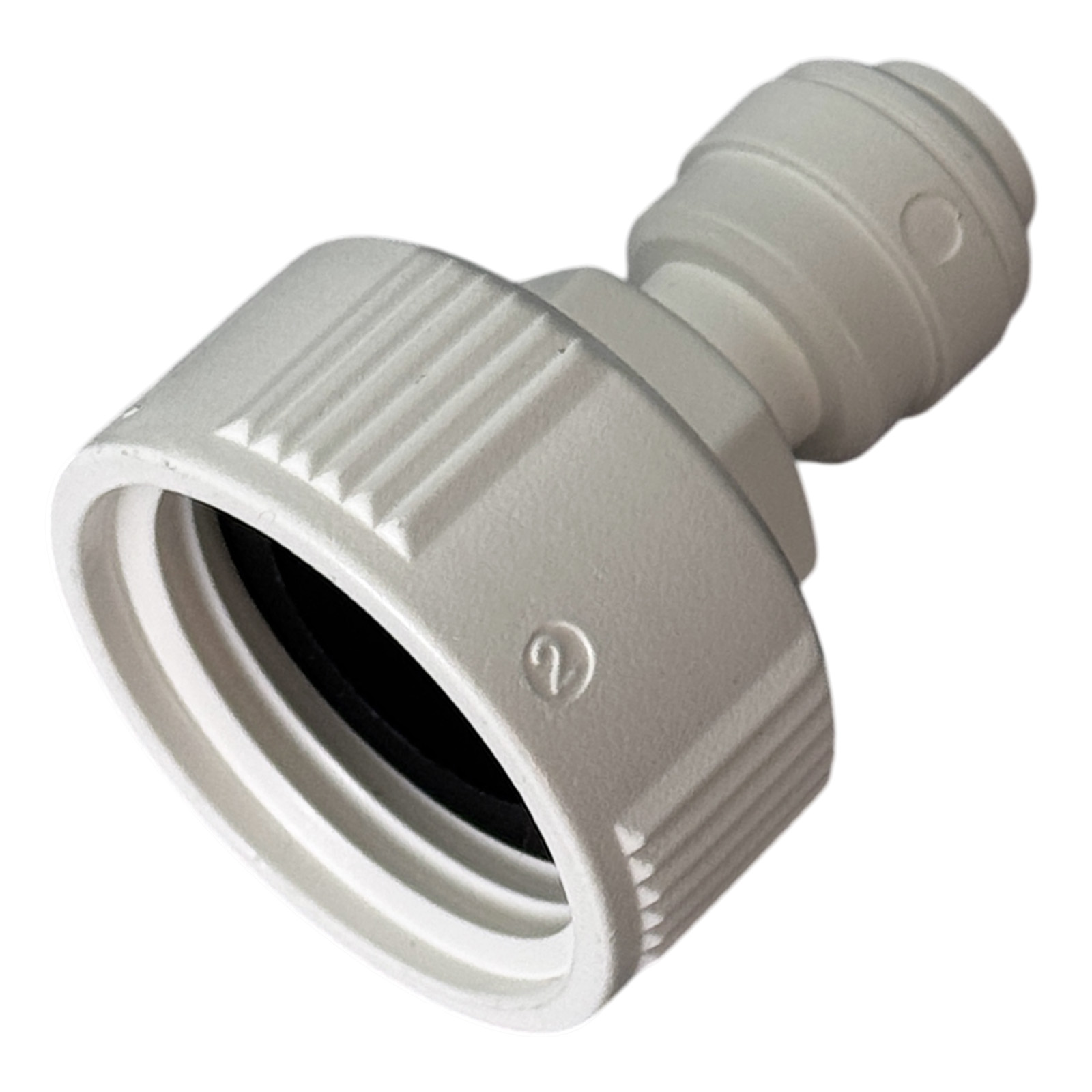 Garden & Laundry Hose Adapter — 3/4″ GHT to 1/4″ RO Tubing