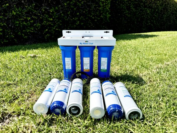3-Stage Whole House Water Filter System with 2 Premium Extra Filter Sets , 3/4" Port - Image 4