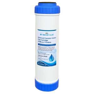 Advanced Catalytic Carbon GAC-Style Filter Cartridge , 10″ × 2.5″ ( 9 7/8" x 2.5")