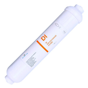 Inline DI Deionization Filter — Ultra-Pure / Zero-TDS, 10″ × 2″, 1/4″ & 3/8″
