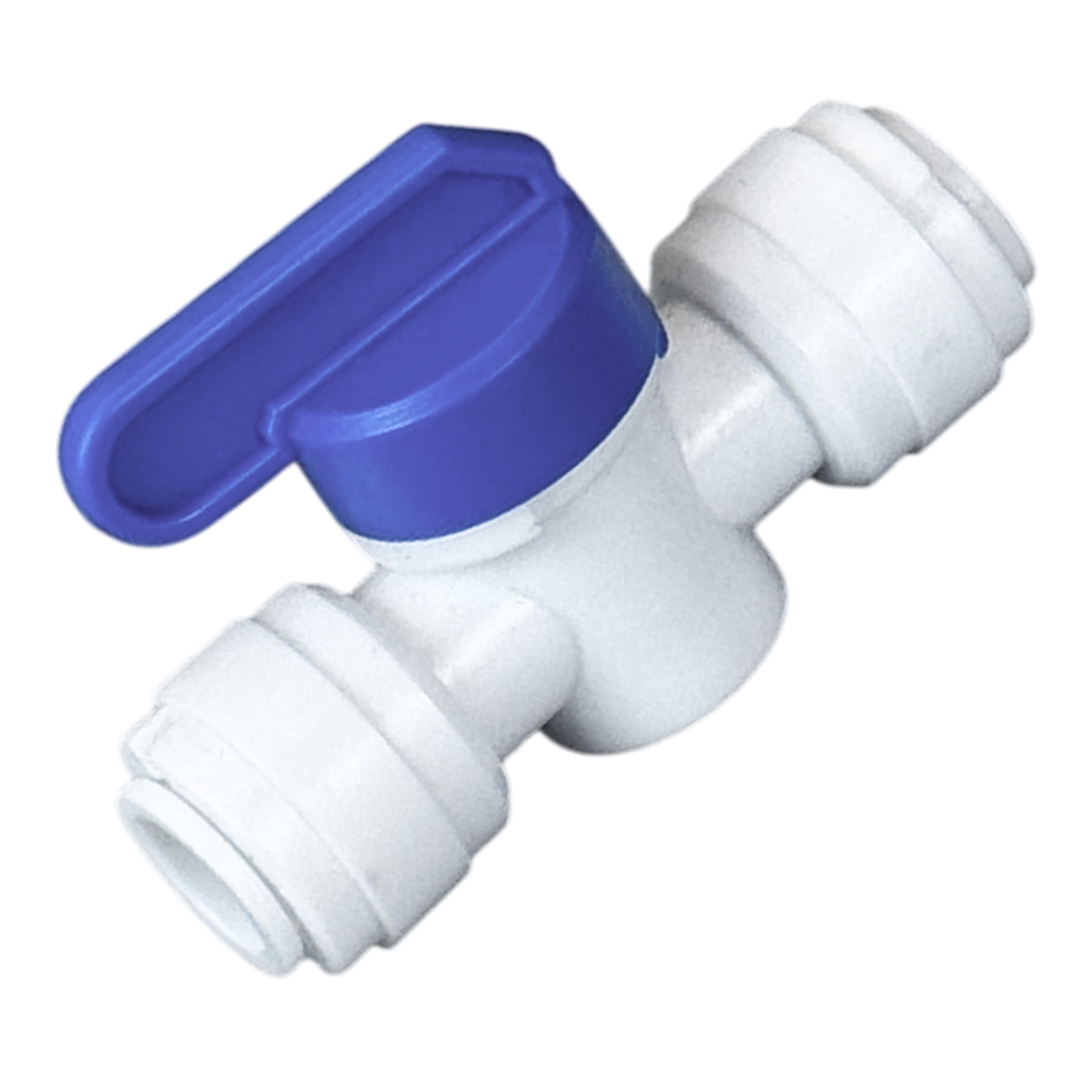3/8″ Inline Ball Valve — Shut-Off for 3/8″ RO Tubing (Quick-Connect)
