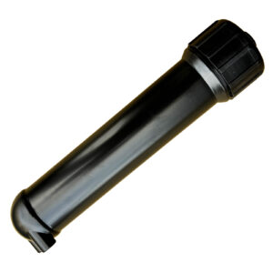 Black RO Membrane Housing – 1/8″ Thread, Fits 50–150 GPD Membranes (1812 / 2012)