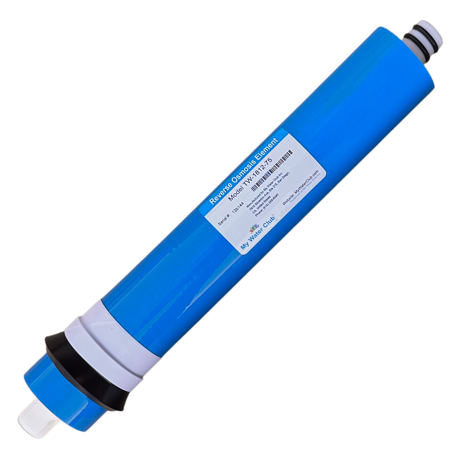 75 GPD RO Reverse Osmosis Membrane – 1812 TFC Type | High Rejection Replacement