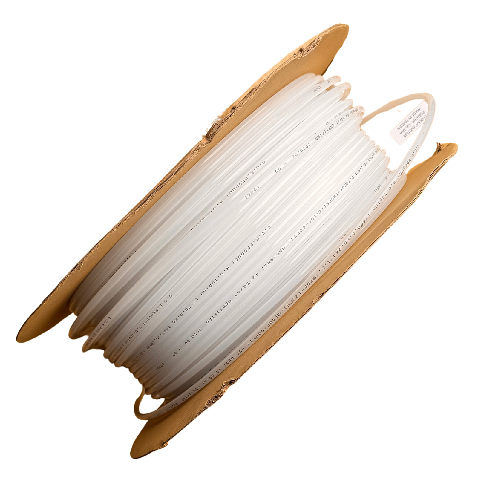 1/4" OD RO Tubing — Clear, NSF Certified (Choose Length)