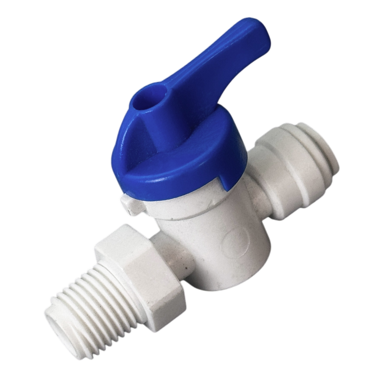 1/4″ Straight Ball Valve — 1/4″ MNPT to 1/4″ Tubing