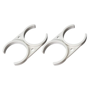 2.5″ × 2.5″ Mounting Clip — Fits 2.5″ Housings & Cylindrical Components (2-Pack)