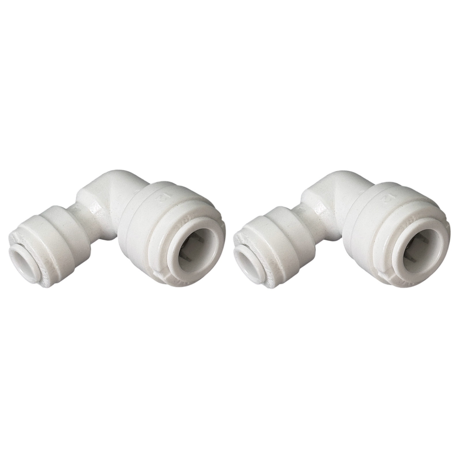 1/4″ × 3/8″ Elbow Reducer — Connects 1/4″ to 3/8″ Tubing at 90° (2-Pack)