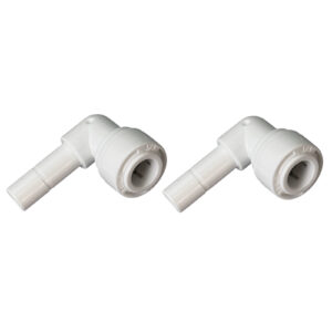 1/4″ Elbow Stem Connector — Tube to 1/4″ Stem Port (90°, 2-Pack)