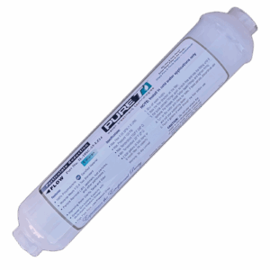Inline PureT IL-10SC-S5-EZ14 Semiclear Body Sediment Water Filter – 5 Micron | 2″ × 10″ Standard Size | 1/4″ Tubing Connection