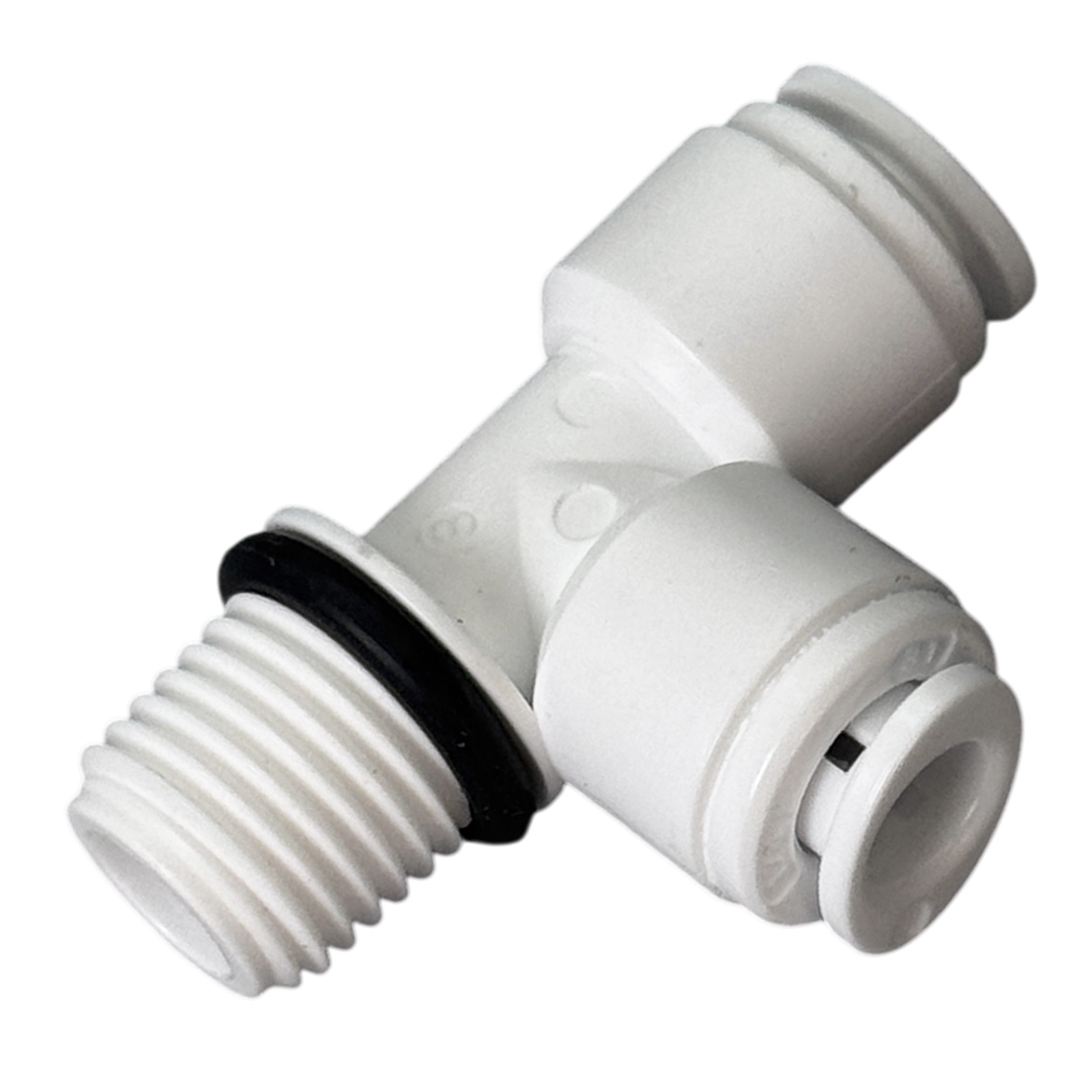 1/4″ Threaded Tee — 1/4″ MNPT × Dual 1/4″ QC Tubing