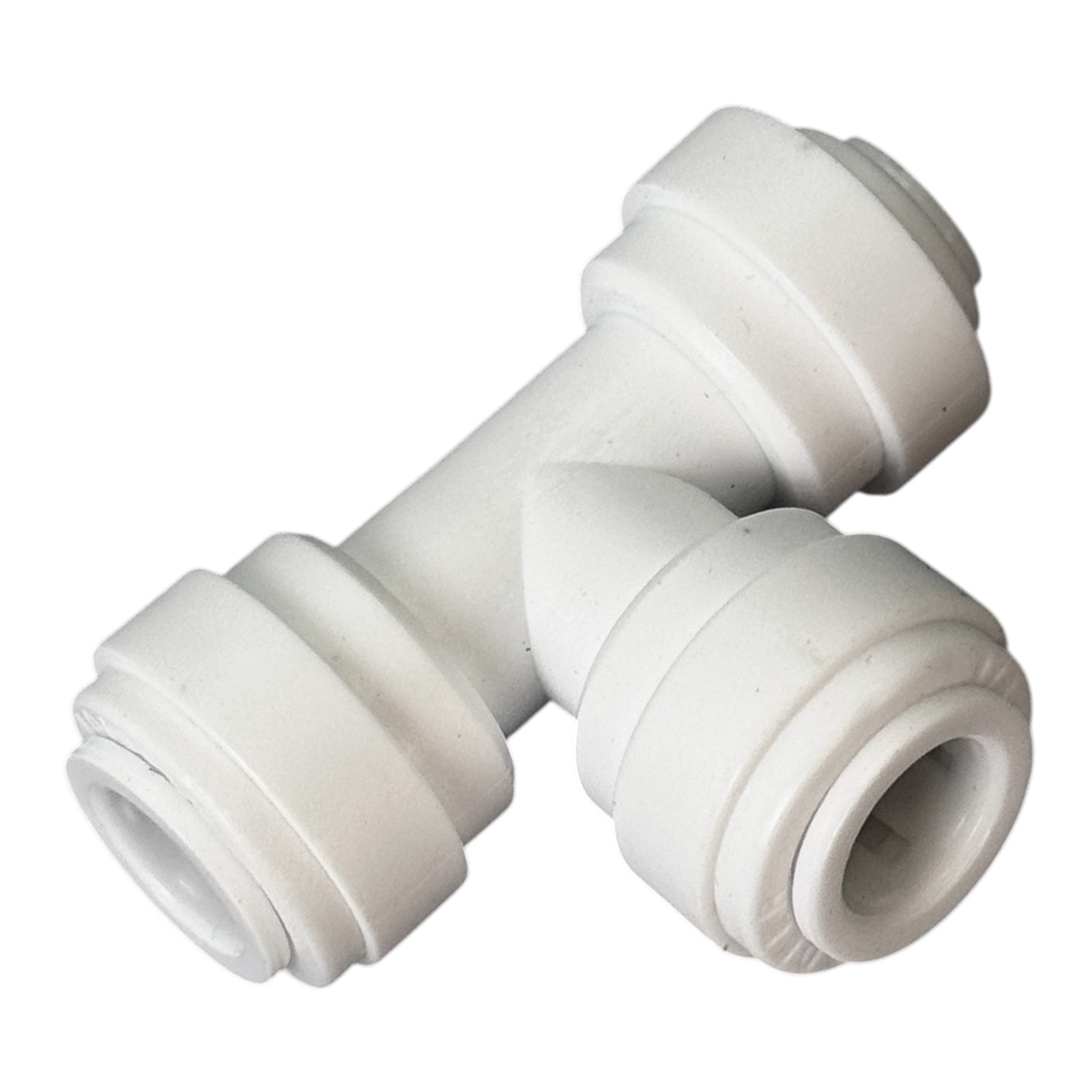 Mixed Tee Connector — 1/4″ × 3/8″ × 3/8″ QC (3-Way Splitter)