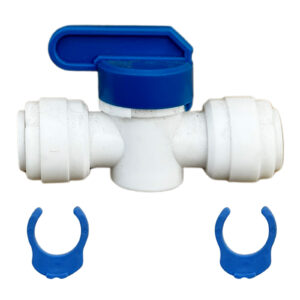 Inline Ball Valve – 3/8″ OD x 3/8″ OD Quick Connect