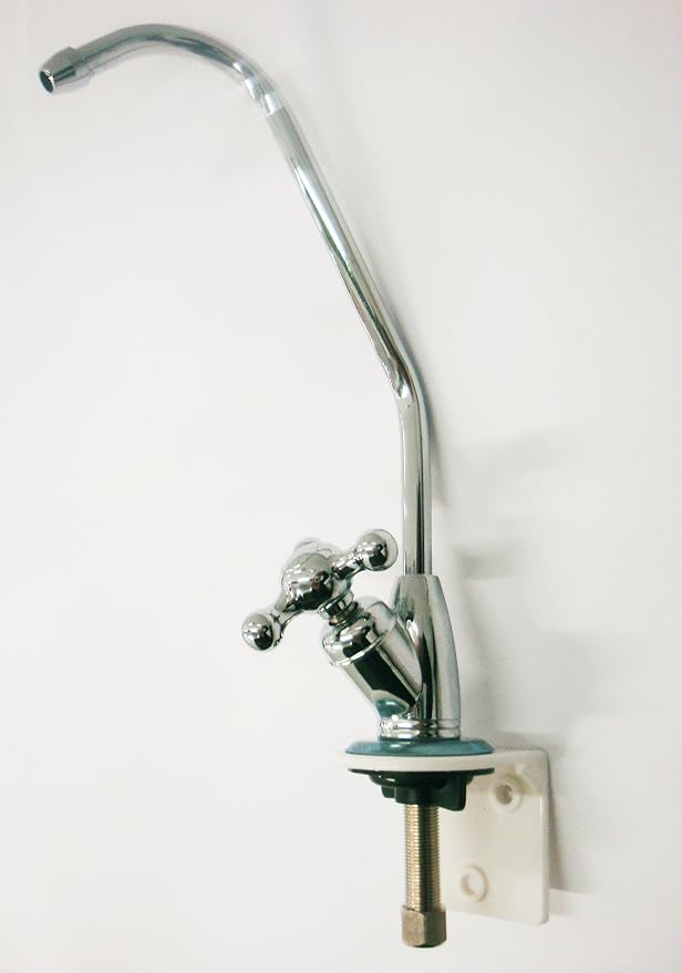 Universal Bracket for RO Faucets — Surface/Wall Mount (White Plastic) - Image 2
