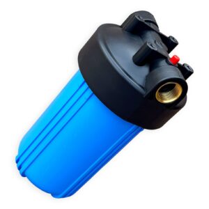 Big Blue Whole House Filter Housing (10″ × 4.5″, 1″ NPT, Pressure Release Button)