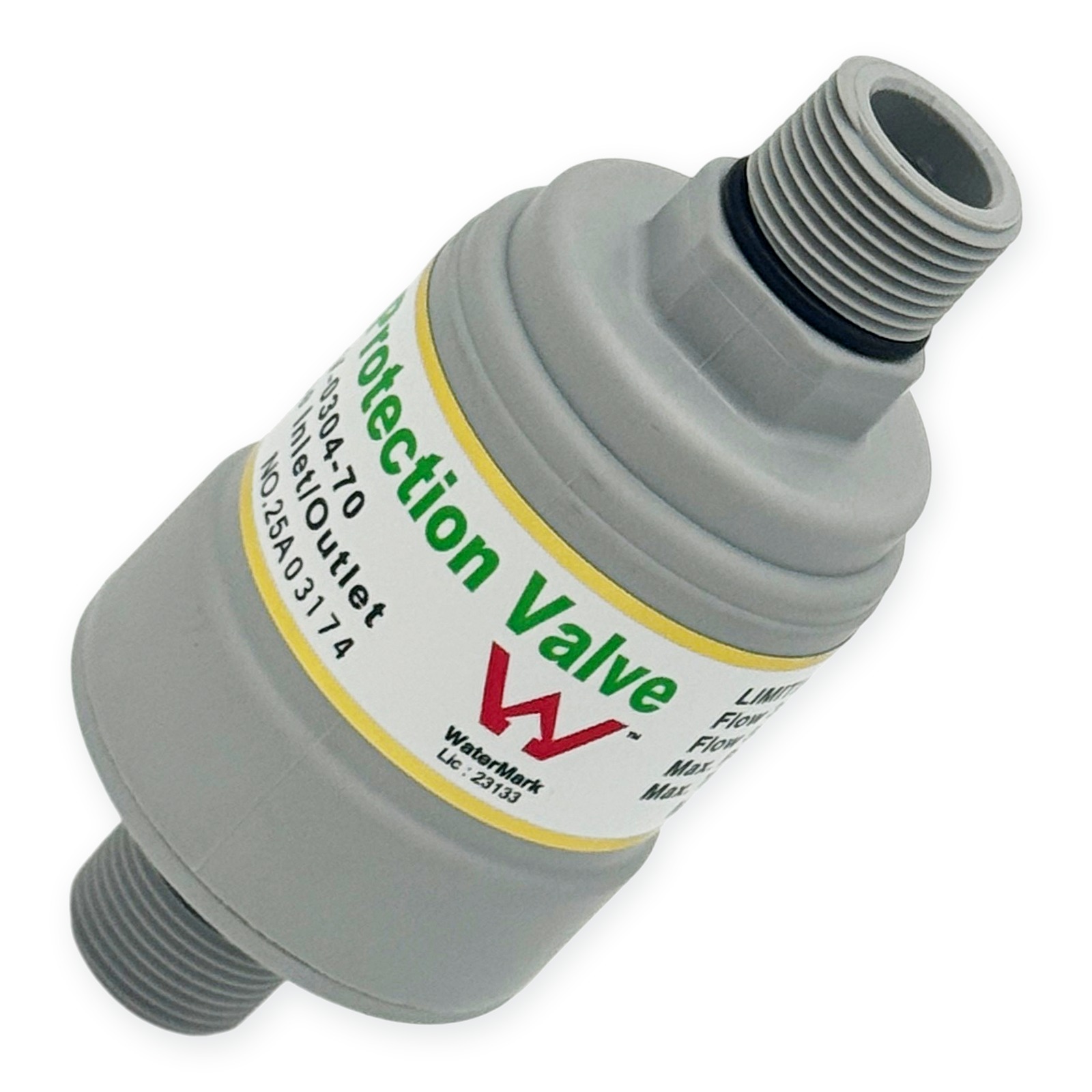 70 PSI Pressure Limiting Valve — Fits 3/4″ & 1″ Lines (Adapters Included)