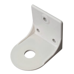 Universal Bracket for RO Faucets — Surface/Wall Mount (White Plastic)